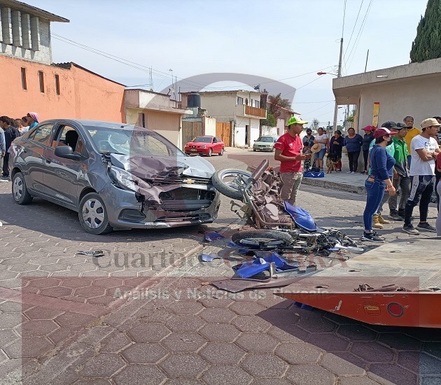 Dos jovencitos resultan heridos tras accidente, en Ixtacuixtla